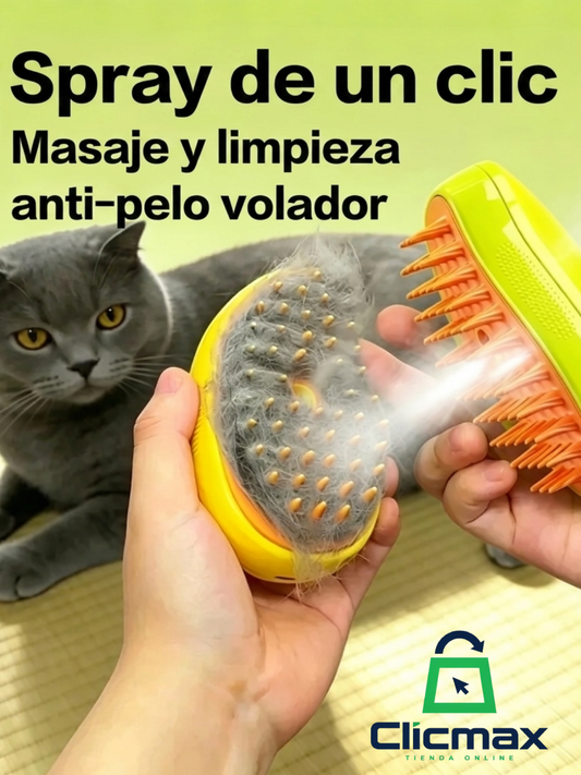 cepillo de vapor  3 en 1 para Mascotas